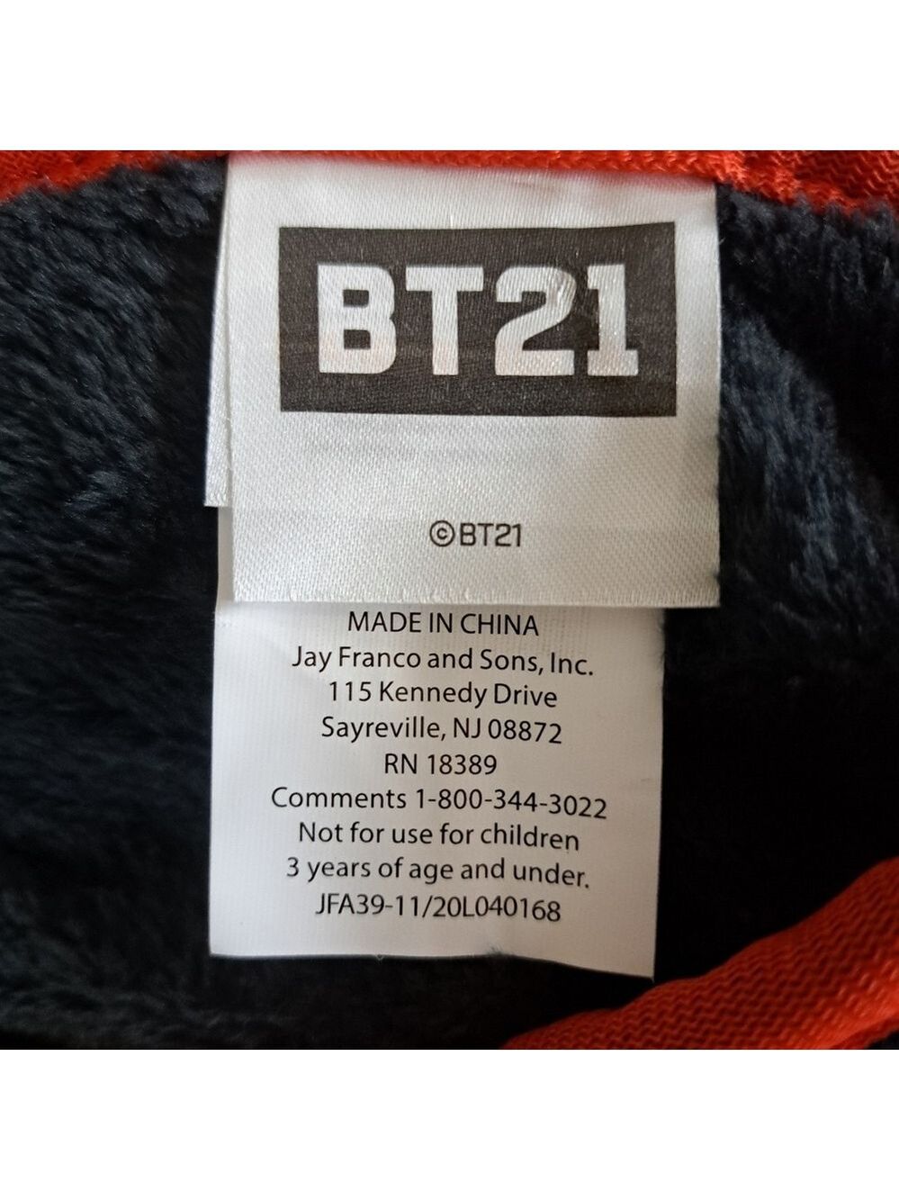 BT21 K pop band Anime characters soft fleece throw blanket JAY FRANCO oeko tex - Picture 3 of 9